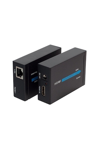 Powermaster Hdmi To Rj45 Cat6 Extender 60Metre Uzatıcı Pm 18232