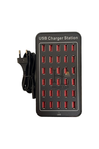 30 Port Usb Şarj İstasyonu 150 Watt Çoklu Usb Şarj Aleti