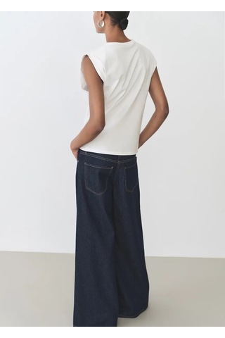 Mango Tişört 411957375 Beyaz