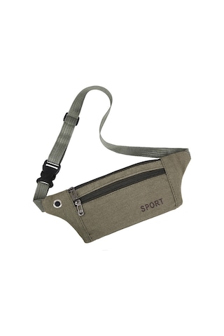 Erkekler İçin Şık Ve Dayanıklı Kanvas Omuz Çantası, Spor Ve Günlük Kullanım İçin Pratik Aksesuar Yeşil