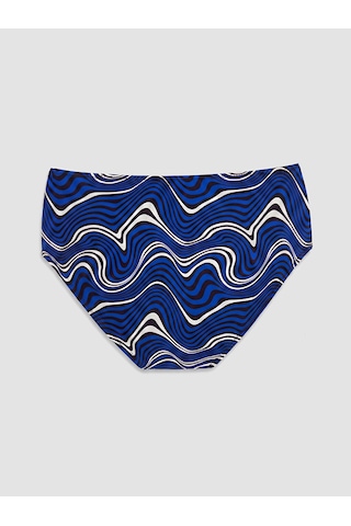 Lcw Dream Mavi Desenli Kadın Bikini Alt
