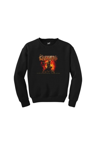 Kreator Civilization Collapse Siyah Sweatshirt