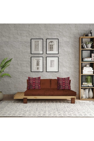 Woodesk Arin Masif Natural-kiremit Renk Sedir Cpt8373-200