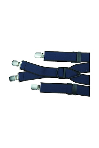 Lacivert Pantolon Askısı Dört Klipsli Lacivert