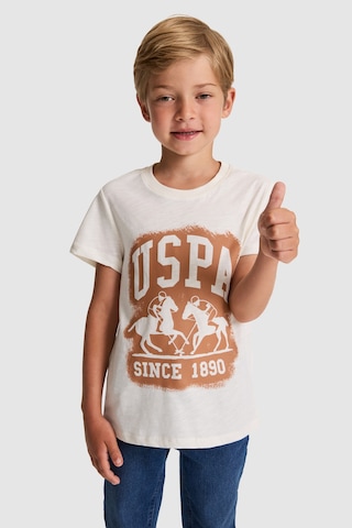 U.S. Polo Assn. Erkek Çocuk Tişört 50327044-vr256 İnci