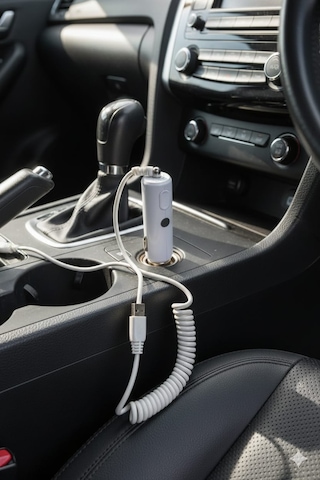 Hanedanev Araç Şarj Aleti Çakmaklık Oto Seyahat Şarj Aleti Micro Usb Spral Kablolu 2000 Mah
