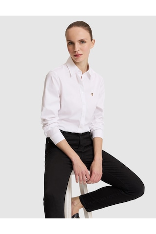 Pierre Cardin Kadın Beyaz Gömlek Desenli 50328627-vr013