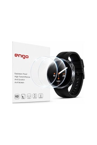 Samsung Galaxy Watch 9 40mm İle Uyumlu Ekran Koruyucu Nano Parlak Çizilmeye Dayanıklı Akıllı Saat Koruması, 9h Kırılmaz Esnek Cam, Hd Şeffaf 2 Adet Sm-l340