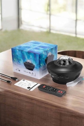 Projektör Yıldız Gece Lambası Disko Topu Bluetooth Bağlantılı Taşınabilir Şarjlı Diğer 74681664