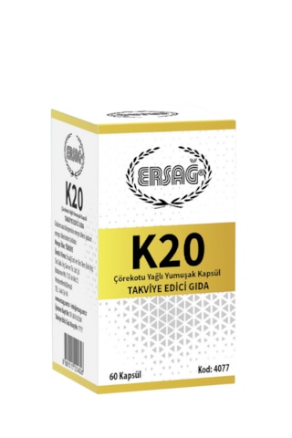 Ersağ K20 Takviye Edici Gıda 60 Kapsül
