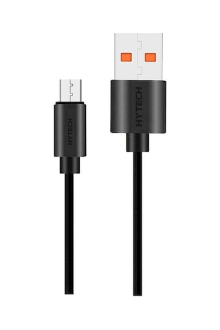 Hytech Hy-X83 1M 2A Micro Usb Siyah Şarj Kablosu