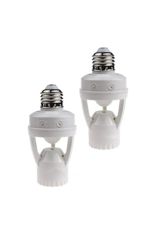 Hareket Sensörü Ampul İle Soket E27 Dönüştürücü 100-240v Led E27