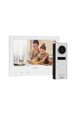 Dahua Kta02, Analog Villa Tipi Görüntülü İnterkom Kit, 7 İnç Tft