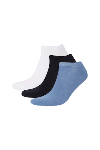 Defacto Erkek 3lü Pamuklu Patik Çorap D9946axnskr1 Çok Renkli