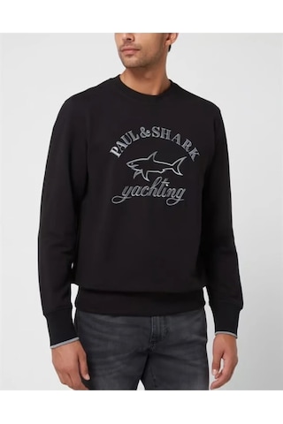 Paul&shark 12311932 Erkek Sweatshirt Siyah