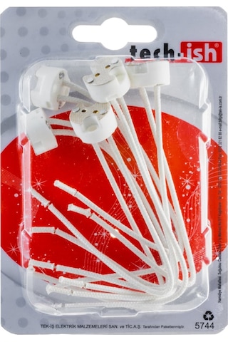 Tek-iş Iğne Bacak Ampul Duyu G4 Duy 5 Adet Düz