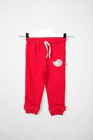 Gimeravm Gimer - Paçası Lastikli Kuş Baskılı Kız Çocuk Eşofman - Mşl1838G Çok Renkli