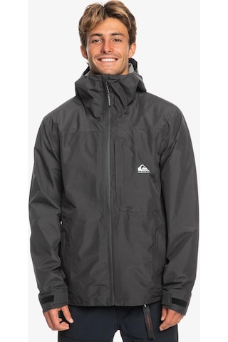 Quiksilver Over Cast Gore Tex Jk Erkek Mont-27815-Koyu Gri