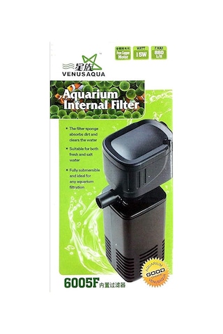 Venusaqua 6005F Akvaryum İç Filtre 880 L/H 15W