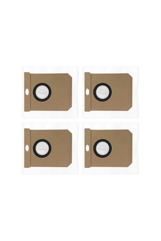 Synodicmonth Cecotec Conga 7690 Immortal Max Elektrikli Süpürge Yedek Parçaları İçin 4 Adet Toz Torbası Vakumlu Toz Torbası