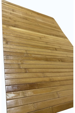 Bambu Banyo Matı, Kaydırmaz Tpe Tabanlı, Suya Dayanıklı, Rulo Yapılabilir, 45x68 Cm, Banyo Ve Mutfak İçin Diğer
