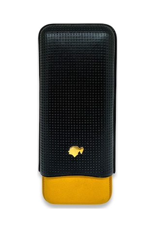 Cohiba Deri Puro Kılıfı 3lü Siyah/sarı 56ring