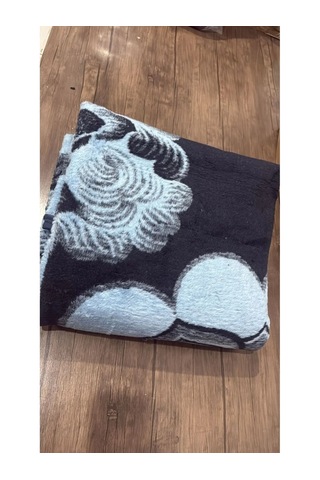 Ceritoğlu Battaniye - Iki Taraflı Çift Kişilik Desenli Ekstra Yumuşak Soğuk Geçirmez 22x180 Cm Lila