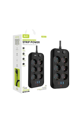 Korumalı Priz 2'li Set 16 Amper Wifi Uzaktan Kontrol Enerji Tüketim Takibi Standart