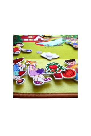 Tox Yaz Keçe Cırtlı Aktivite Sayfası - Çocuk Etkinlik . Eğiti