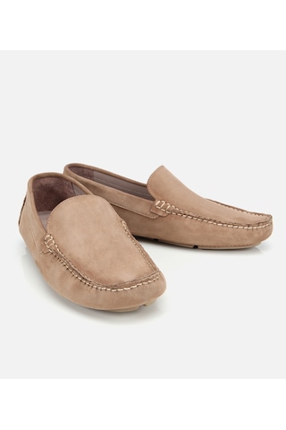 Hotiç Erkek Nubuk Deri Bej Hafif Tabanlı Günlük Loafer 02ayh305550a300 Bej