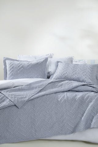 Yataş Bedding Curly Çift Kişilik Yatak Örtüsü Seti - İndigo