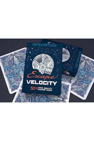 Cartamundi Escape Velocity Blue Oyun Kağıdı İskambil Kartları
