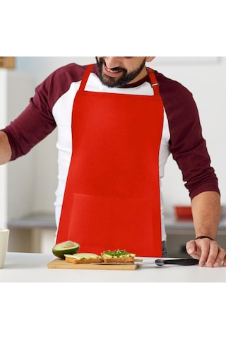 Suntek Magideal Mutfak Önlüğü Şef Restoran Köpek Bakım Turuncu