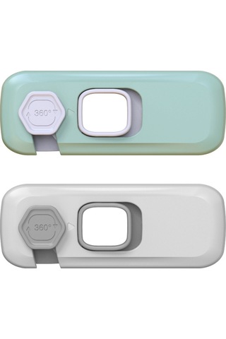 Sones Çocuklar İçin Anti-sıkışma El Açma Kapı Emniyet Kilidi Açık Gri