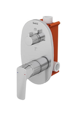 Tenedos 2+1 Yönlü Banyo Panel+batarya Oval-krom