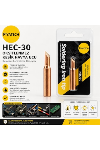Hec-30 Oksitlenmez Kesik Havya Ucu İle Kusursuz Lehimleme Deneyimi