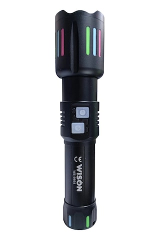 Mepa Wison Ws-9954 25w Zoomlu Yeşil Lazerli Metal Şarjlı El Feneri Najmaddin Standart