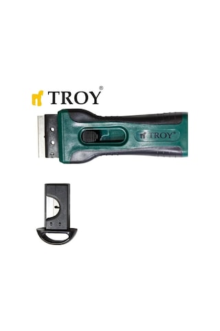 Troy 21607 Plastik Kazıma Bıçağı, 4 Yedek Bıçaklı
