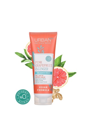 Urban Care Pink Grapefruit & Ginger Ince Telli Saçlar Için Dolgunlaştırıcı Saç Kremi 250 ML