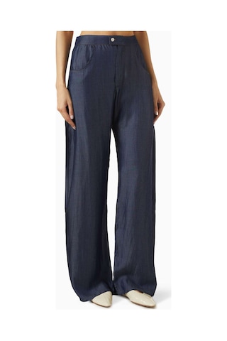 Eb Denim Eddie Bowed Pantolon - - Kumaş Ile Şık Ve Rahat Gündelik Ürün Mavi