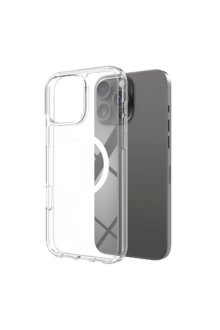 Apple Uyumlu iPhone Buff 16 Pro Max Magsafe Air Hybrid Şeffaf Kılıf