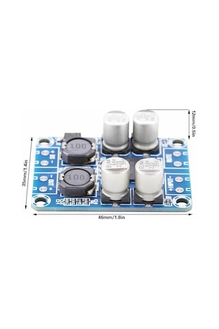 TPA3118 60W Mono Digital Ses Amfi Modül DC 12V-24V Tek Kanal Class D Amplifikatör Amfi Amplifier