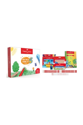 Faber-Castell Okul Öncesi Jumbo Boyama Seti 6 Parça – Renkli İlk Boyama Deneyimi