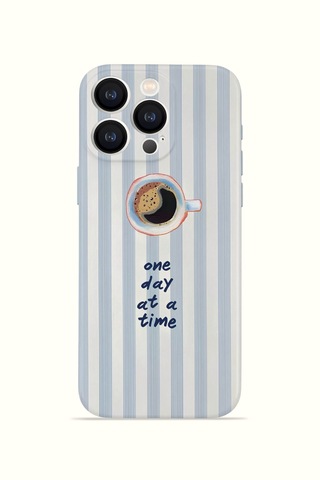 Apple iPhone Uyumlu 16 Pro Vorian İnce Kamera Korumalı Mika Kılıf One Day Coffee One Day Coffee Mika