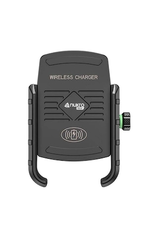 Nukrotech Sf Wireless Şarjlı Motosiklet Telefon Tutucu Siyah