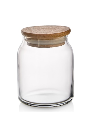Myrina Etiketli 6'lı Ahşap Vakumlu Kapaklı Baharatlık Takımı 300ml X6 Diğer