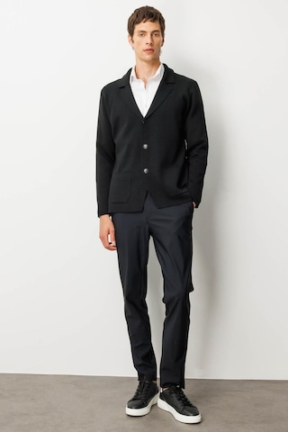 Erkek Cepli Blazer Ceket Siyah Siyah