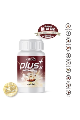 Oithox Plus Sc Uyuz Böcek Pire Örümcek Bit Tahta Kurusu Haşere Öldürücü 50 ML Oithox Plus Sc Uyuz Böcek Pire Örümcek Bit Tahta Kurusu Haşere Öldürücü 50 ML