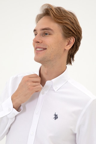 U.s. Polo Assn. Erkek Beyaz Gömlek Basic 50316723-vr013 Beyaz