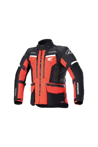 Alpinestars Honda Bogota Pro Drystar Korumalı Motosiklet Montu Kırmızı Siyah